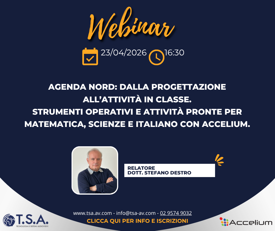 Webinar 23 aprile - Agenda Nord: dalla progettazione all’attività in classe